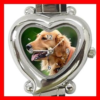Golden Retriever Dog Pet Hobby Italian Charm Wrist Watch 076