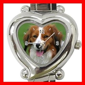 Kooikerhondje Dog Pet Hobby Italian Charm Wrist Watch 084