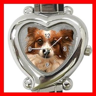 Papillon Dog Pet Hobby Italian Charm Wrist Watch 086