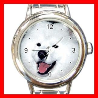 Samoyed Dog Pet Hobby Italian Charm Wrist Watch 091