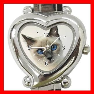 Siamese Cat Animal Italian Charm Wrist Watch 107