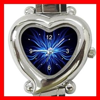 Weird Blue Hobby Heart Italian Charm Wrist Watch 114