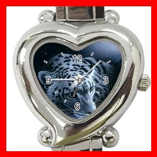 Cool Leopards Animal Heart Italian Charm Wrist Watch 120