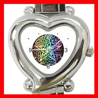 Pentagram Pentacle Seasons Heart Italian Charm Wrist Watch 133