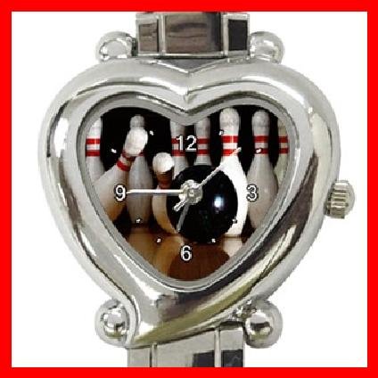 Bowling Sport Game Heart Italian Charm Wrist Watch 138