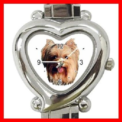 Yorkshire Terrier Dog Pet Heart Italian Charm Wrist Watch 142