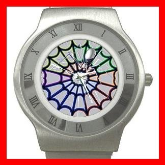 The Spider Web Stainless Steel Wrist Watch Unisex 007