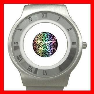 Pentagram Pentacle Seasons Stainless Steel Wrist Watch Unisex 012