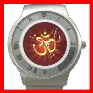 OM Golden Peace Hobby Fan Stainless Steel Wrist Watch Unisex 037