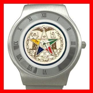 Order of the Eastern Star Stainless Steel Wrist Watch Unisex 040