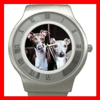 ITALIAN GREYHOUND Dog Pet Stainless Steel Wrist Watch Unisex 060