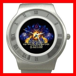 The Wiccan Rede Stainless Steel Wrist Watch Unisex 088