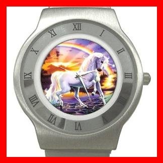 RAINBOW UNICORN Myth Fantasy Stainless Steel Wrist Watch Unisex 101