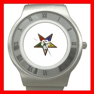 Order of the Eastern Star Stainless Steel Wrist Watch Unisex 112