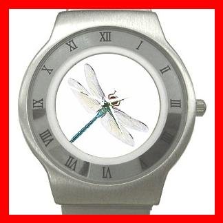 Dragonfly Fly Insect Stainless Steel Wrist Watch Unisex 125