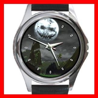 Halloween Moon Myth Holiday Metal Wrist Watch Unisex 007