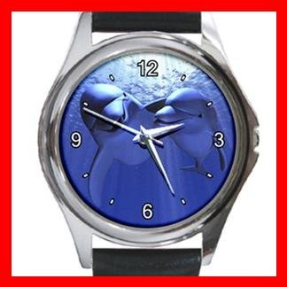 Dolphis Lovers Sea Metal Wrist Watch Unisex 010
