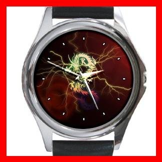 Red Dragon Myth Fantasy Metal Wrist Watch Unisex 015
