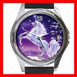 Unicorn Moon Myth Fantasy Metal Wrist Watch Unisex 025
