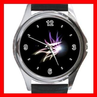 The Light Of Butterfly Round Metal Wrist Watch Unisex 064