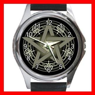 WICCA WICCAN PAGAN Round Metal Wrist Watch Unisex 083