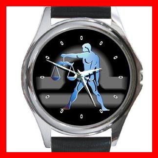 Libra Zodiac Hobby Round Metal Wrist Watch Unisex 089