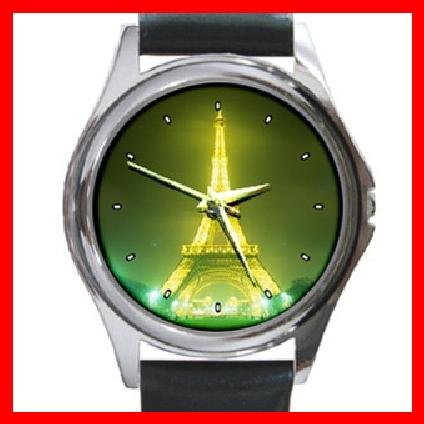EIFFEL Tower Paris Round Metal Wrist Watch Unisex 120