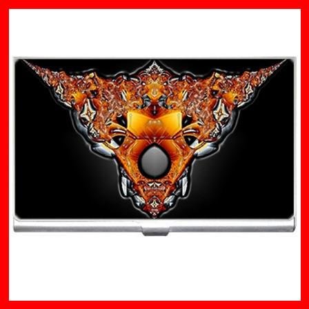 Sad Devil Head Myth Hobby Business Credit Card Case 05