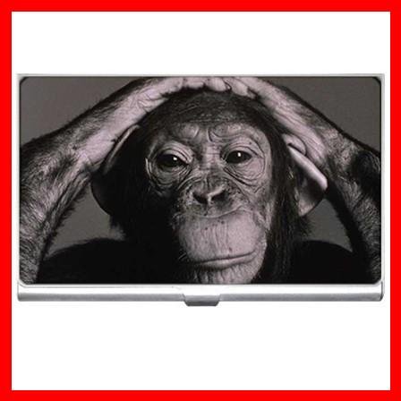 Chimpanzee Money Animals Hobby Business Credit Card Case 11
