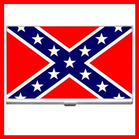 Rebel Confederate Flag Business Credit Card Case 15