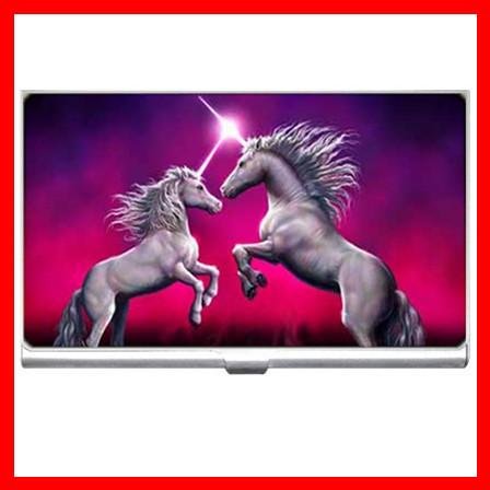Unicorn Dance Myth Hobby Business Credit Card Case 19