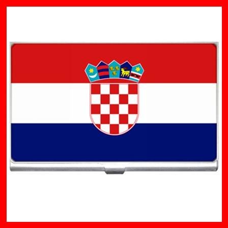 Croatia Flag Nation Patriotic Hobby Business Credit Card Case 21