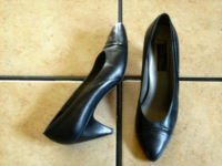 VTG. SESTO MEUCCI BLUE DISTRESSED PEBBLED LEATHER SHOES