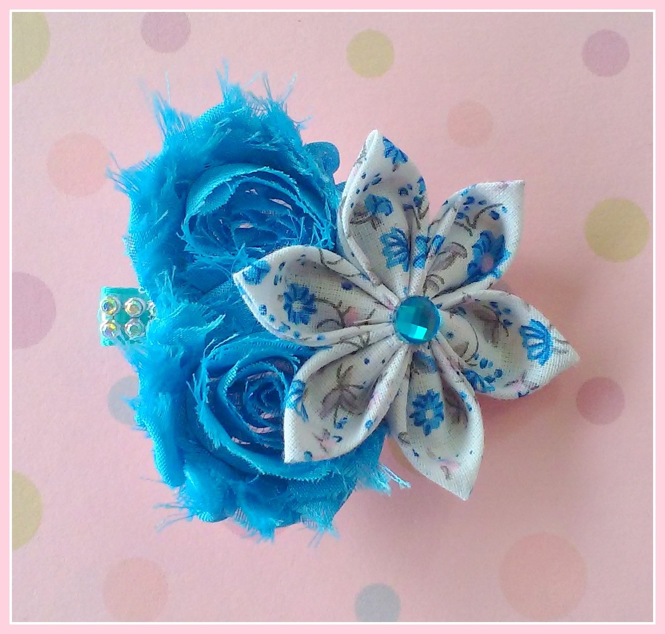 Blueberry Flower Cluster Clip