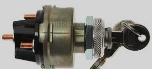 UNIVERSAL IGNITION SWITCH LOCK & KEYS CAR TRUCK TRACTOR CUSTOM HOT ROD 4 terminals