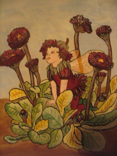 Flower Fairy acrylic painting