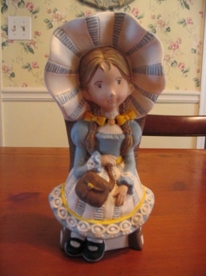 Hand Painted and Antiqued Holly Hobbie Figurine