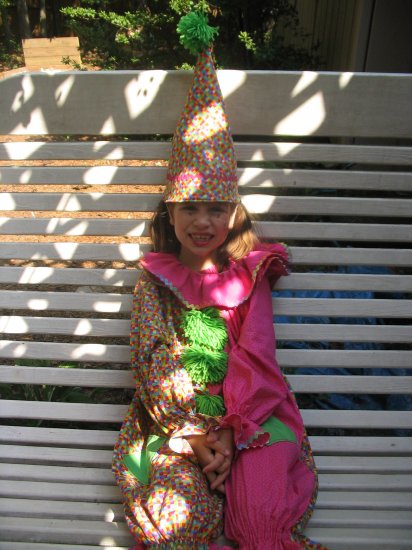 children's 3 piece clown costume/ dress up