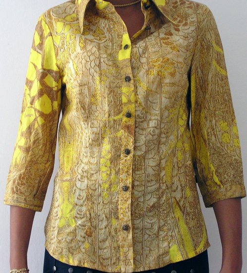 women's stylish clothing, cotton shirt by JUST CAVALLI