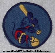 WWII era Disney Bond Bread Premium Patch Mickey Mouse plays Baseball