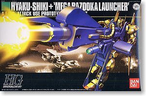 1/144 HGUC Hyaku Shiki + Mega Bazooka Launcher Zeta Gumdam
