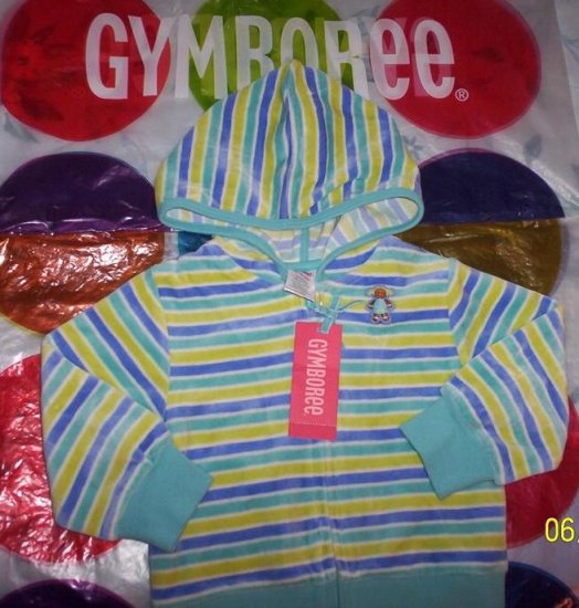 NEW GYMBOREE SUGAR AND SPICE VELOUR HOODIE 18-24 MOS