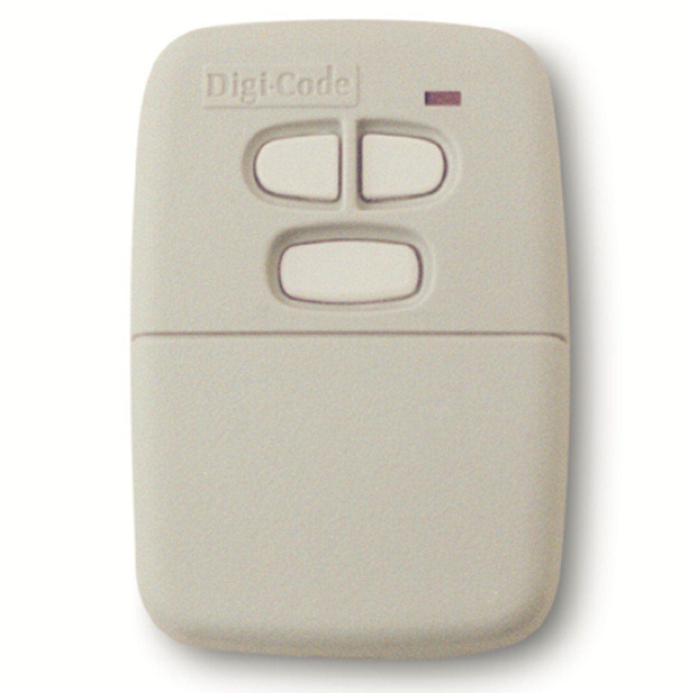 Digi Code 5030 Multi Code Compatible 3 Button, 10 Code Switch Gate or Garage Door Opener Remote