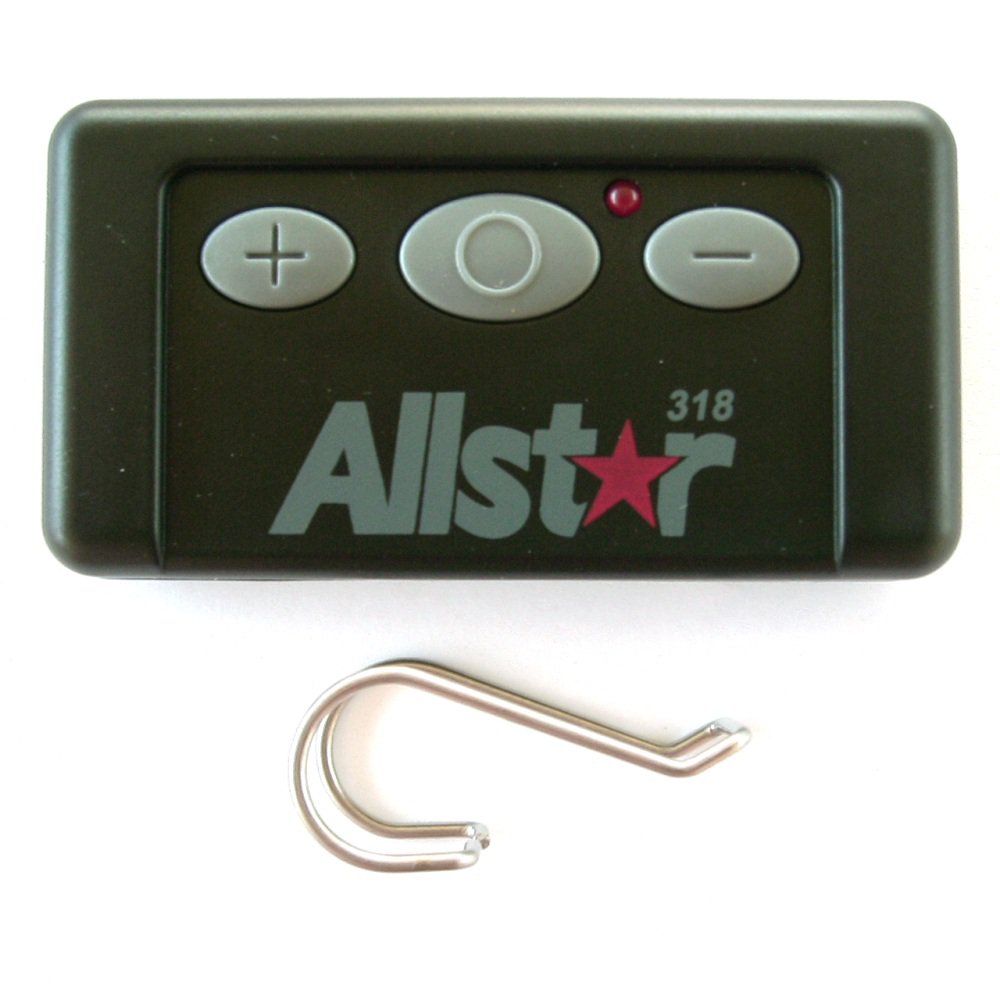 110995 Allstar Quik-Code 3-Button Visor Remote 318MHz by Linear 190-110995