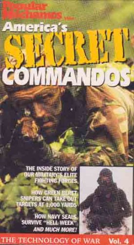 America’s Secret Commandos VHS - Military - Navy Seals - Green Berets
