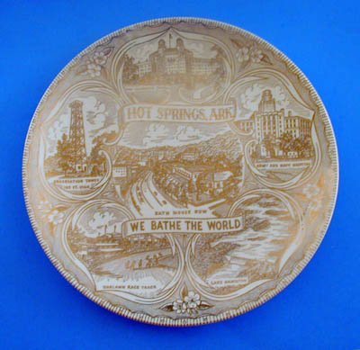 Vintage Hot Springs, Arkansas Collector Plate Vintage Hot Springs, Arkansas Collector Plate
