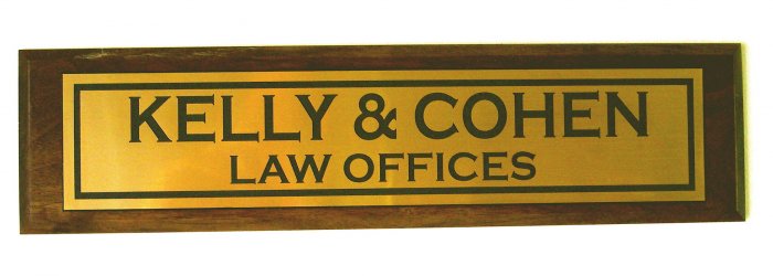 Wall Door Office Name Plate Plaque Custom Wood