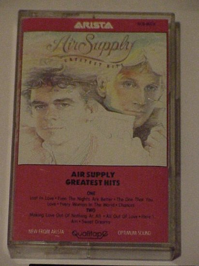 Air Supply Greatest Hits Cassette
