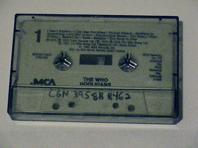 Hooligans - The Who (Cassette)