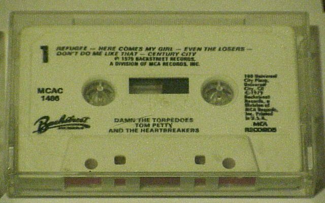Damn The Torpedoes(Backsteet) Tom Petty (Cassette 1979)